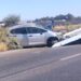 Volcadura deja a conductor lesionado en la carretera 45