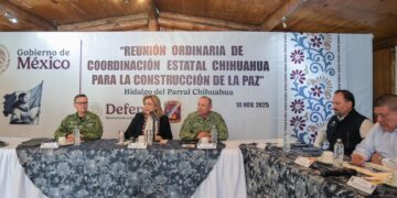 Gobernadora encabeza mesa de seguridad en Parral