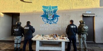 Realizan operativo de revisión en el CERESO Estatal No. 7 en Cuauhtémoc