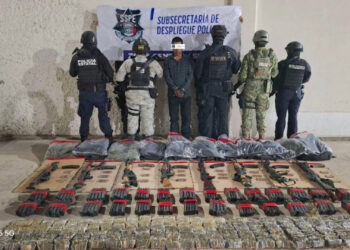 Cae sujeto con mega arsenal en Guachochi