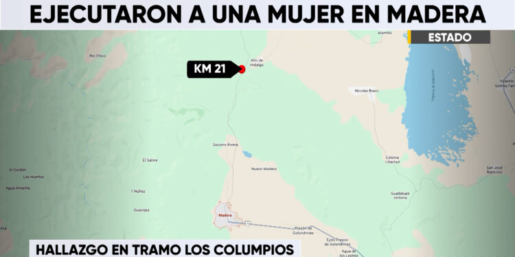 Hallan a mujer asesinada en carretera Madera-Año de Hidalgo