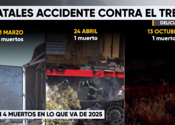 Cuatro personas han muerto en accidentes con el tren en lo que va del año