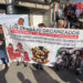 Se manifiestan grupos afines a Morena contra la Ley de Ingresos 2026