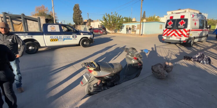 Adulta mayor resulta lesionada tras accidente en colonia CDP