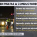 Costos de multas de tránsito en Chihuahua
