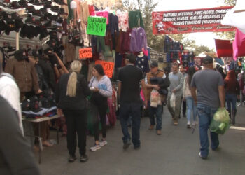 Alta afluencia por compras de última hora en la ciudad