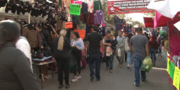 Alta afluencia por compras de última hora en la ciudad