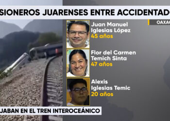 Familia juarense sobrevive al descarrilamiento del Tren Interoceánico