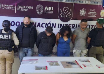 Detienen a cuatro durante cateo en la colonia Nombre de Dios