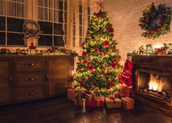 El lugar más común para el árbol de Navidad es uno de los peores