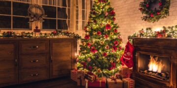 El lugar más común para el árbol de Navidad es uno de los peores