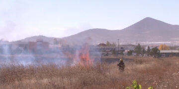 Bomberos de Cuauhtémoc realizan quemas controladas