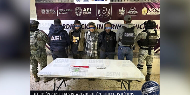 Detienen a tres personas por narcomenudeo en San Jorge