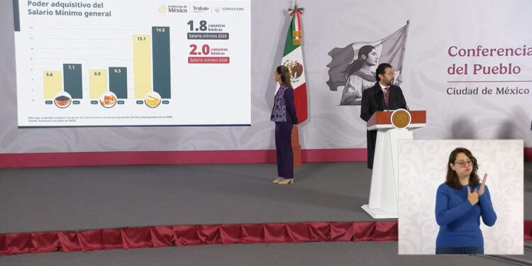 Aumento al salario mínimo en 2026: ¿De cuánto será?