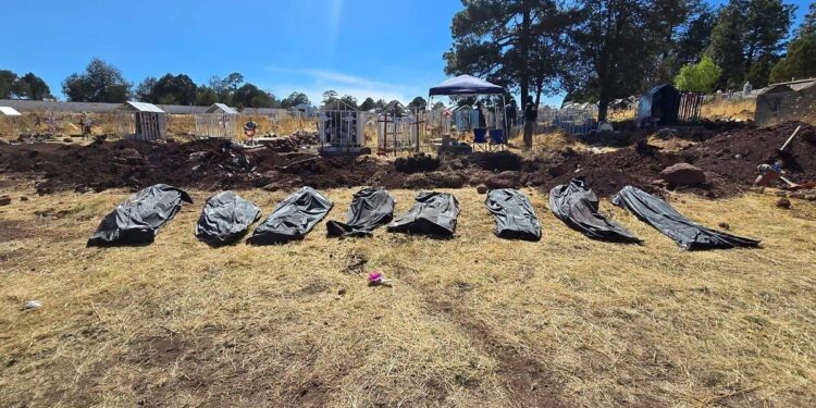 Identifican tres cuerpos sepultados clandestinamente en La Norteña