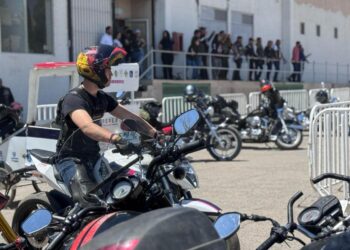 Exhorta Movilidad de la SSPE a motociclistas a conducir de manera responsable