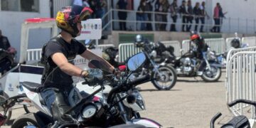 Exhorta Movilidad de la SSPE a motociclistas a conducir de manera responsable