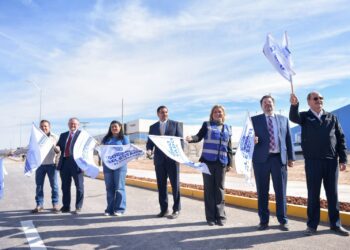 Inauguran prolongación de la avenida Las Torres en Ciudad Juárez