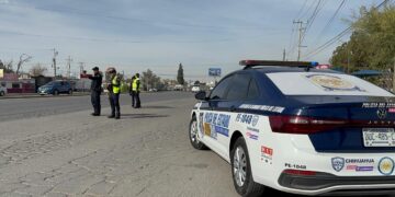 Refuerzan seguridad vial en Chihuahua durante Navidad
