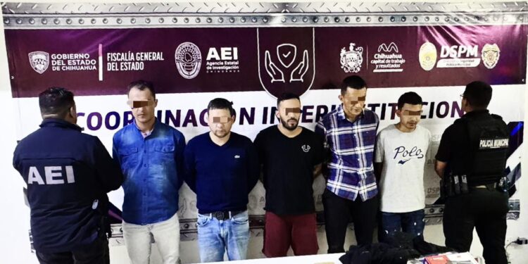 Cinco detenidos acusados de robo y secuestro exprés en el Fracc. Hacienda de Santa Fe