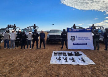 Caen cinco sujetos armados durante operativo en Gran Morelos