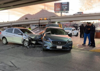 Choque en Pacheco y Teófilo Borunda deja una persona lesionada