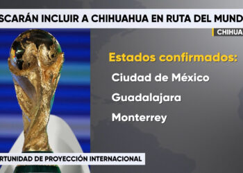 Posible exhibición del trofeo del Mundial 2026 en Chihuahua