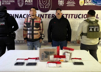 Detienen a dos hombres tras operativo en la colonia Molino de Agua