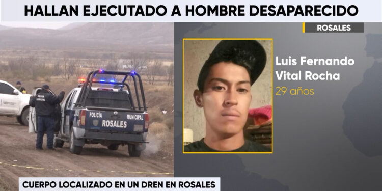 Hallan ejecutado a hombre desaparecido en Rosales