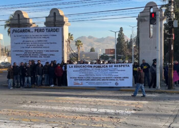Manifestación en el ITCH: Docentes exigen pago de salarios atrasados