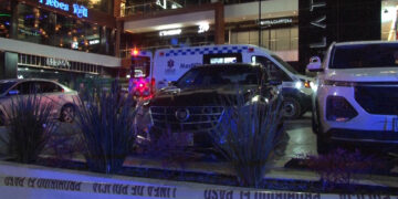 Sujetos terminan con heridas de bala tras riña en Plaza Platinum