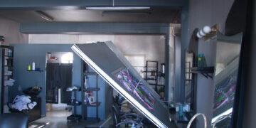 Estallido de calentón deja tres lesionados y daños en en local de Cuauhtémoc