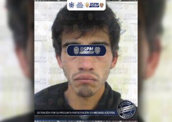 Municipales presentan ante Fiscalía a probable autor de robo en Feria de Santa Rita