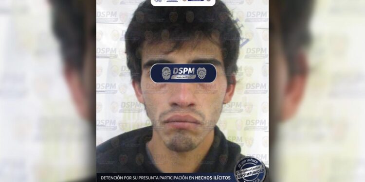 Municipales presentan ante Fiscalía a probable autor de robo en Feria de Santa Rita