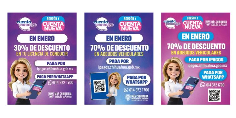 Invita Gobierno del Estado a aprovechar últimos días del programa Borrón y Cuenta Nueva