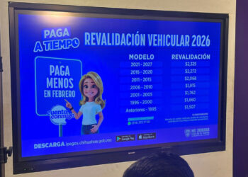 Inicia este 1 de febrero la Revalidación Vehicular 2026 en Chihuahua