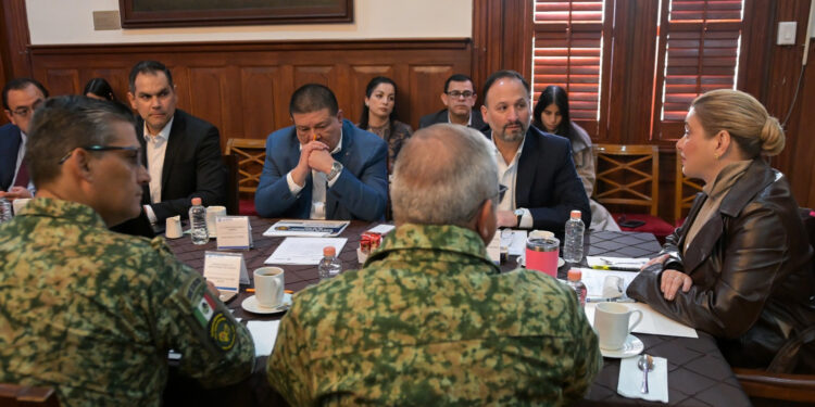 Reporta Maru Campos baja en homicidios durante Mesa de Seguridad