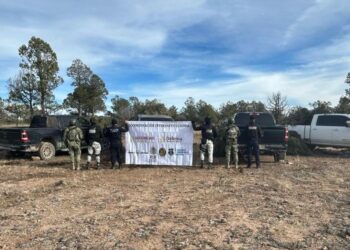 Asegura SSPE cuatro vehículos y municiones en zona serrana de Norogachi