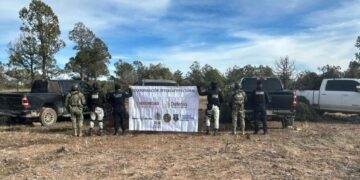 Asegura SSPE cuatro vehículos y municiones en zona serrana de Norogachi