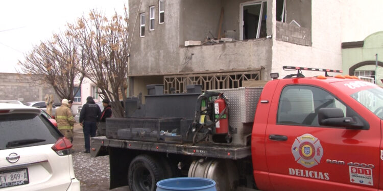 Explosión en Delicias deja dos personas con quemaduras
