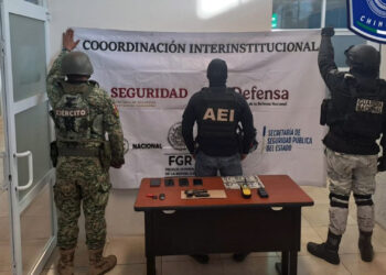 Aseguran arma y evidencia criminalística en Villa Matamoros