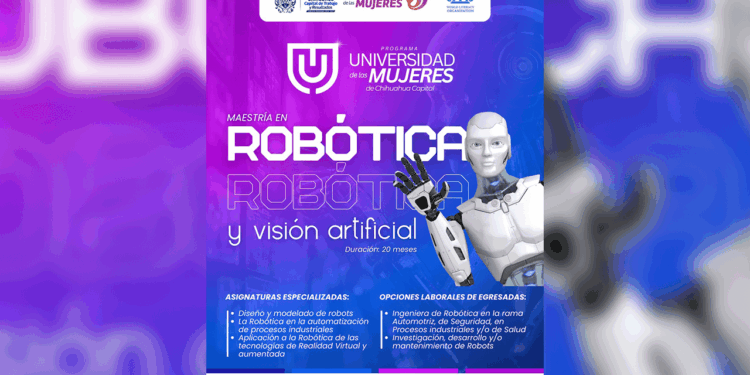 Ofrecen maestría en robótica y visión artificial para mujeres