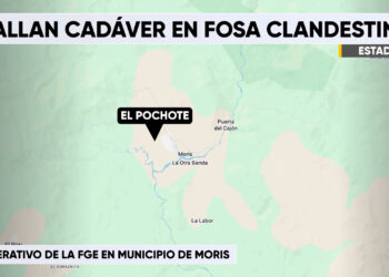 Hallan cuerpo en fosa clandestina en Moris
