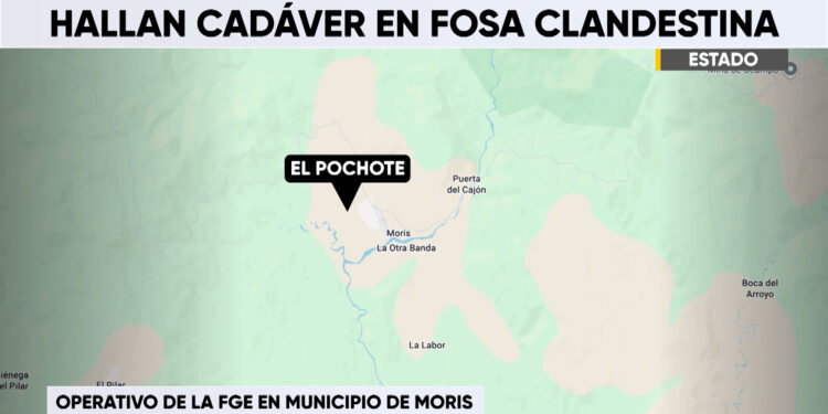 Hallan cuerpo en fosa clandestina en Moris