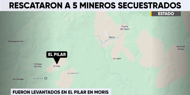 Localizan con vida a cinco empleados mineros reportados como desaparecidos en Moris