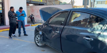 Repartidor de DiDi resulta lesionado tras chocar en San Felipe