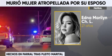 Mujer pierde la vida tras ser arrollada por su esposo