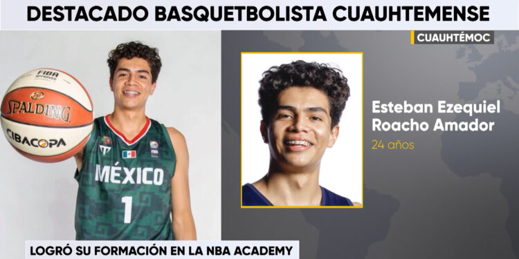Esteban Roacho, talento de Cuauhtémoc rumbo a la NBA
