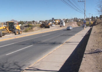 Avanza construcción de gaza colgante en la prolongación Teófilo Borunda