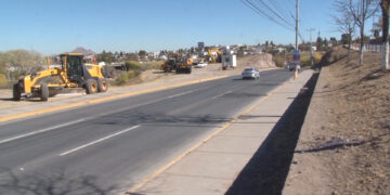 Avanza construcción de gaza colgante en la prolongación Teófilo Borunda